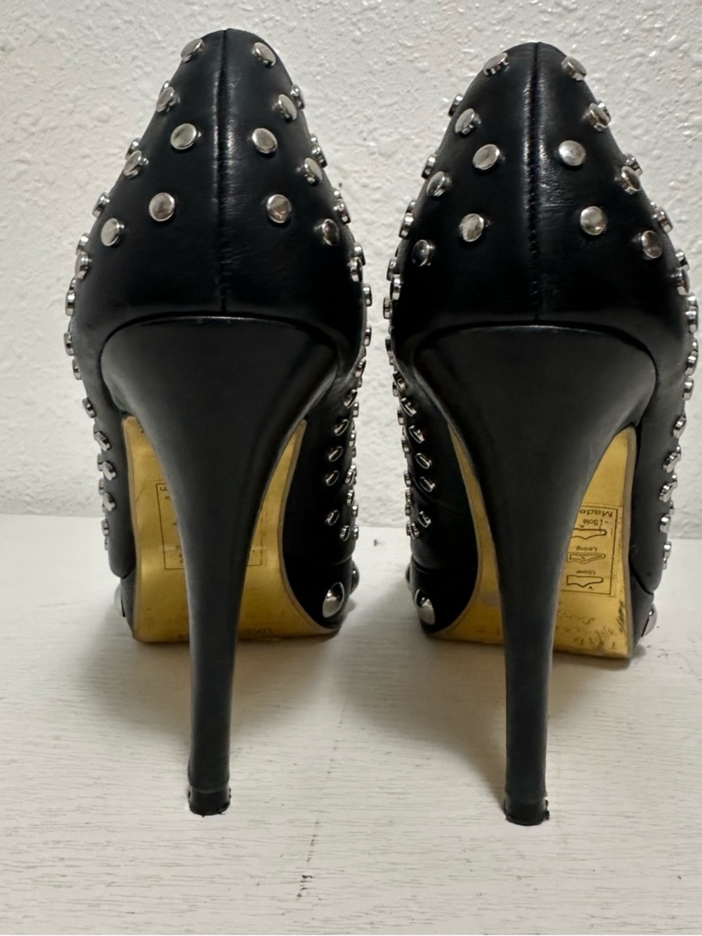 Ted baker Studded Black Platform High Heels - Picture 4 of 12